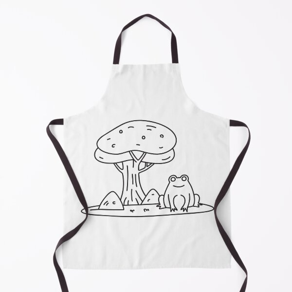 Item preview, A toad hiding near a mossy rock under a tree designed and sold by rasagamastore.