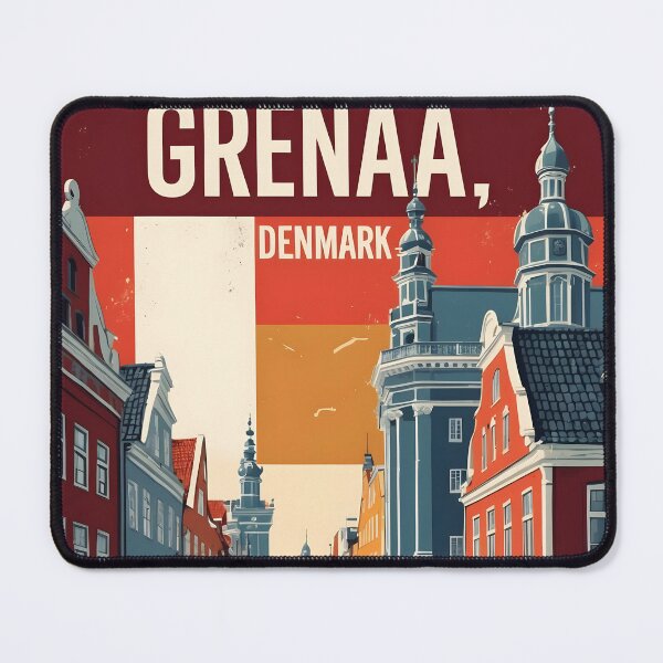 Item preview, Grenaa Denmark 1950s Vintage Travel Tourism designed and sold by TravelersGems.