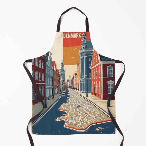 Item preview, Grenaa Denmark 1950s Vintage Travel Tourism designed and sold by TravelersGems.
