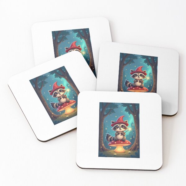 Item preview, Wizard Raccoon Magic designed and sold by PictorialWhimsy.