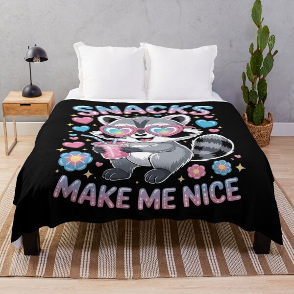 Item preview, Cute Raccoon Snacks Make Me Nicer designed and sold by LeeEvans222.