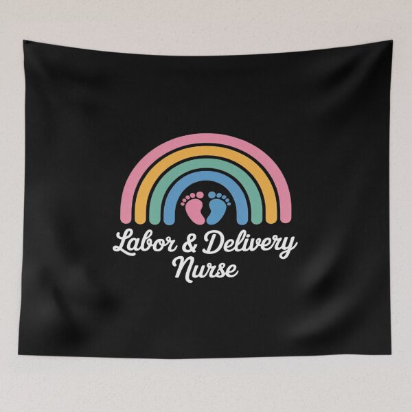 Item preview, Cute Rainbow Labor & Delivery Nurse Team designed and sold by LeeEvans222.