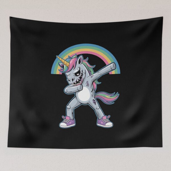 Item preview, Zombiecorn Zombie Unicorn Dab Dance Halloween  designed and sold by HuValverdeArt.
