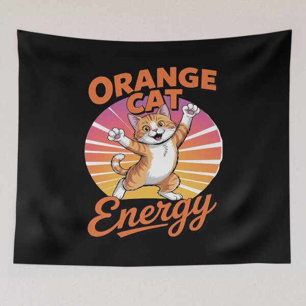 Item preview, Cute Red Tabby Cat Funny Orange Cat Energy designed and sold by LeeEvans222.