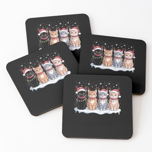 Item preview, Christmas Otters with Hats and Scarves Holiday Design designed and sold by Gogetgiggles.