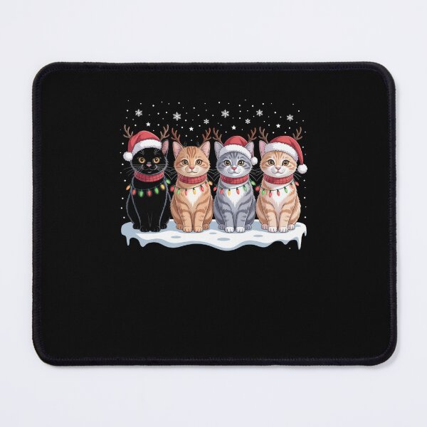 Item preview, Christmas Otters with Hats and Scarves Holiday Design designed and sold by Gogetgiggles.