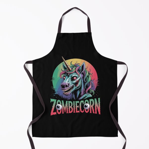 Item preview, Zombiecorn Zombie Unicorn Halloween Rainbow Creepy Costume  designed and sold by HuValverdeArt.