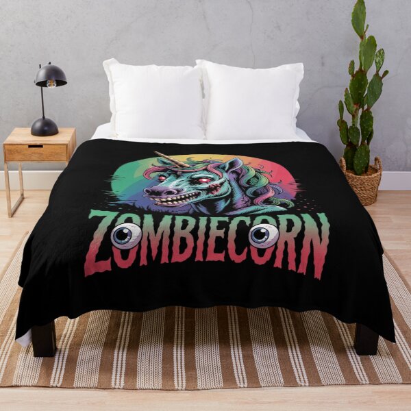 Item preview, Zombiecorn Zombie Unicorn Halloween Rainbow Creepy Costume designed and sold by HuValverdeArt.