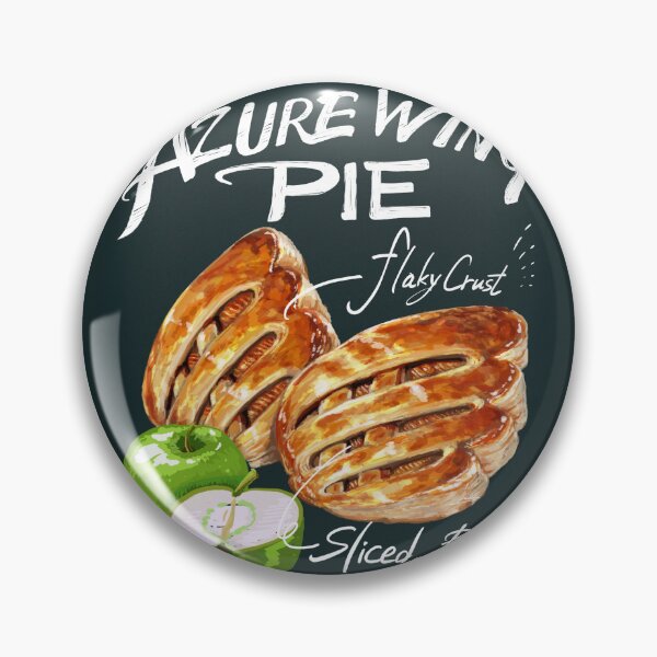 Item preview, Chalk Art “Azure Wing Pie” designed and sold by hichili-dori.