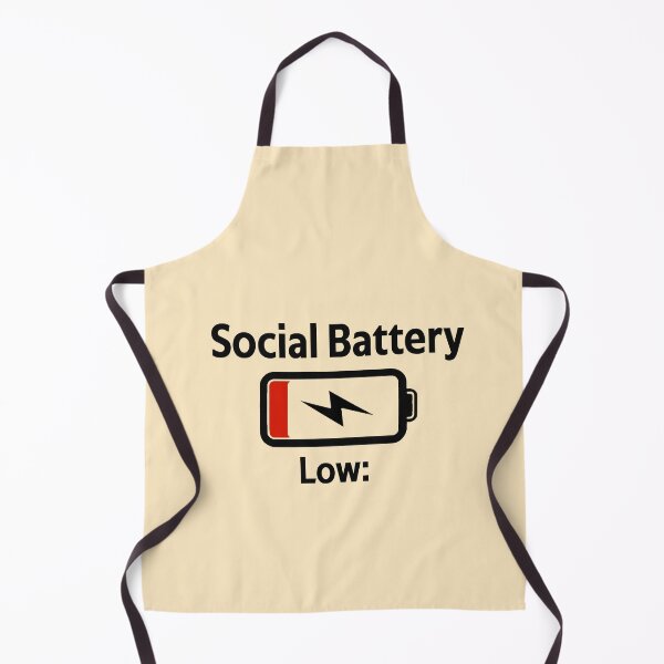 Item preview, Social Battery Low: designed and sold by Vibezo.