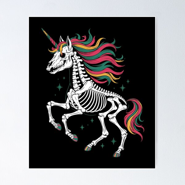Item preview, Zombiecorn Zombie Unicorn Halloween Women Girls Rainbow 1  designed and sold by HuValverdeArt.