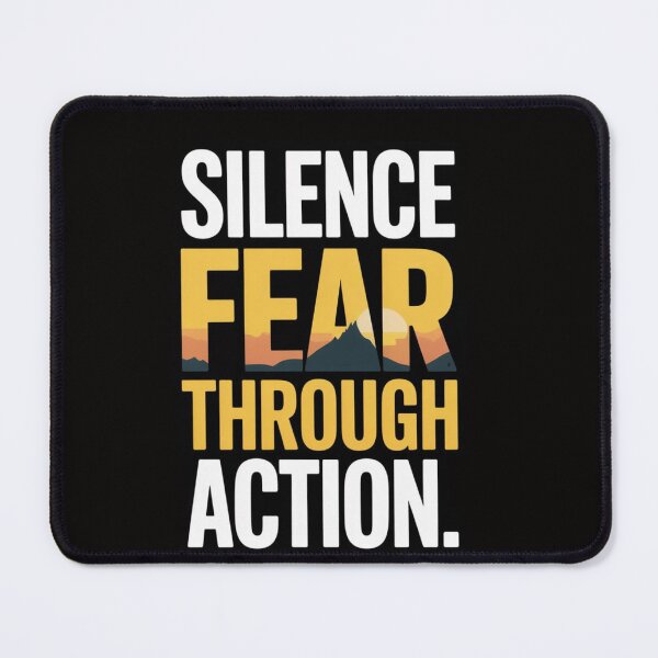 Item preview, Silence Fear Through Action– Success Motivation designed and sold by Your Inner Axis.