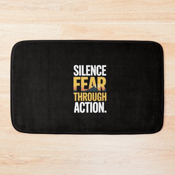 Item preview, Silence Fear Through Action– Success Motivation designed and sold by Your Inner Axis.