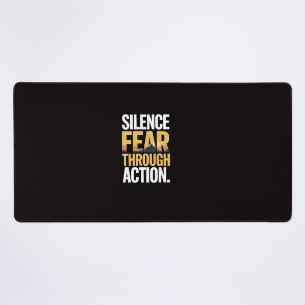 Item preview, Silence Fear Through Action– Success Motivation designed and sold by The Breathtaking You.