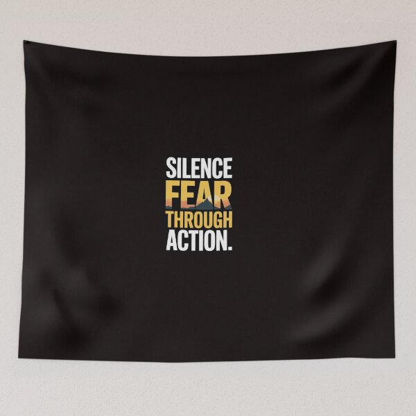 Item preview, Silence Fear Through Action– Success Motivation designed and sold by Your Inner Axis.
