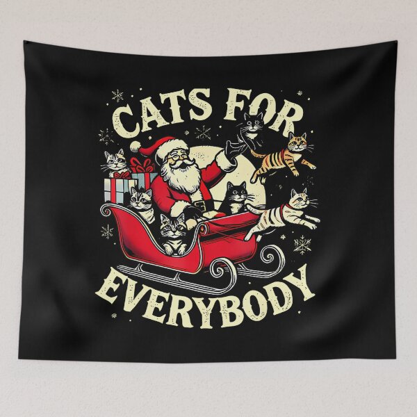 Item preview, Xmas Humor Meme Quote Vintage Retro Funny Cat designed and sold by Kraigsarina.