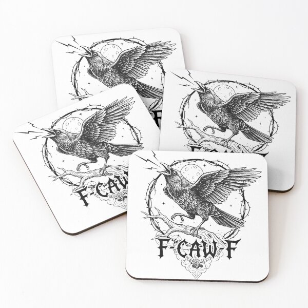 Item preview, Sarcastic Crow Saying F-CAW-F designed and sold by Drip Haus.