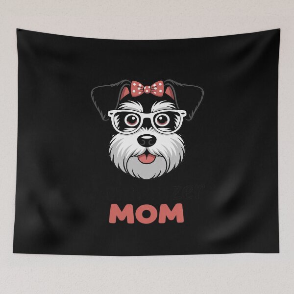 Item preview, Cute Schnauzer Mom Bandana Funny Mini Schnauzer Dog Lover designed and sold by JonBarnes22.