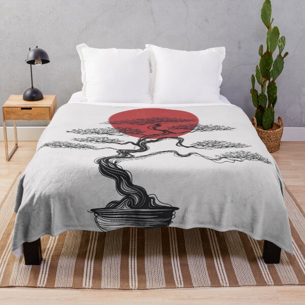 Item preview, Minimalist Bonsai Tree Line Art — Japanese Zen Aesthetic designed and sold by Ascend777.