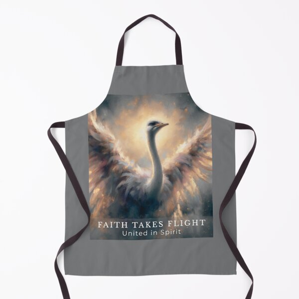 Item preview, Faith Takes Flight – United in Spirit A (Taupe Edition) designed and sold by PaintPourPlay.