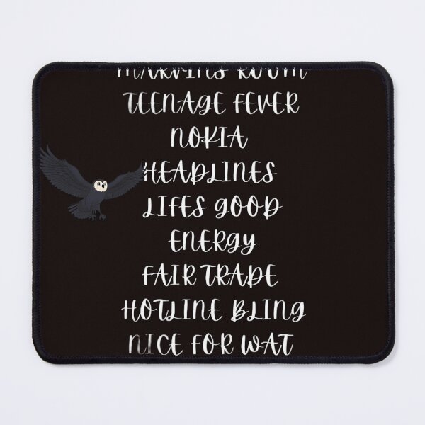 Item preview, Champagnepapi – Iconic Song List Minimalist Owl Design  designed and sold by Kemmie22.