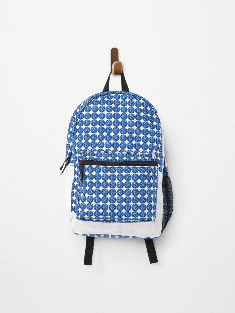 Thumbnail 1 of 3, Backpack, Blue Rhinestone Connecticut designed and sold by TheIconSmith.