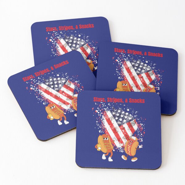 Item preview, Funny Patriotic Stars Stripes Snacks designed and sold by QuoteCanvas.TH.