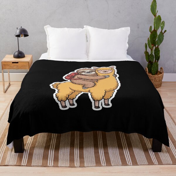 Item preview, Cute Sloth Hugging Llama - Animal Friends designed and sold by JonBarnes22.