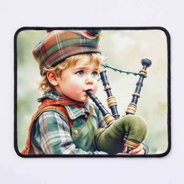 Item preview, Young bagpipe player (Scotland) designed and sold by jefboutique6150.