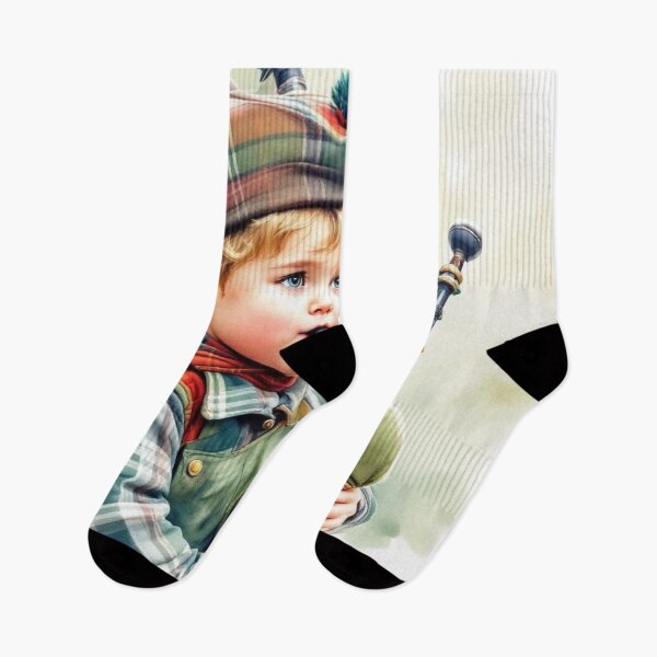 Item preview, Young bagpipe player (Scotland) designed and sold by jefboutique6150.