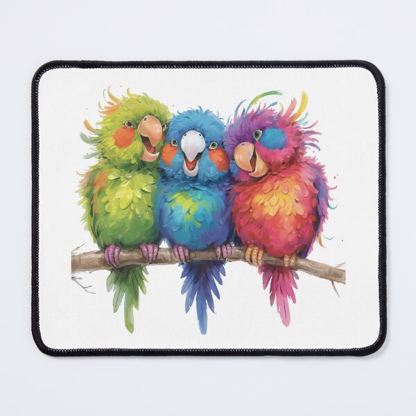 Item preview, Colorful Birds on Branch 20 designed and sold by CharlieDesings.