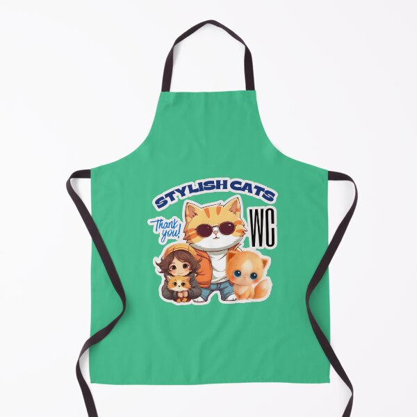 Item preview, STYLISH CATS THANKYOU! WC designed and sold by MonikaWorldArt.