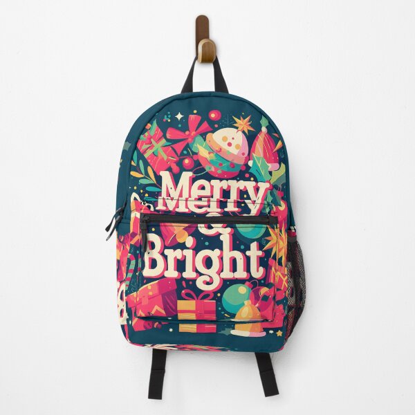 Item preview, Merry and Bright Christmas Typography – Cute Holiday Icons & Colorful Comic Vector Design designed and sold by Windy-market.