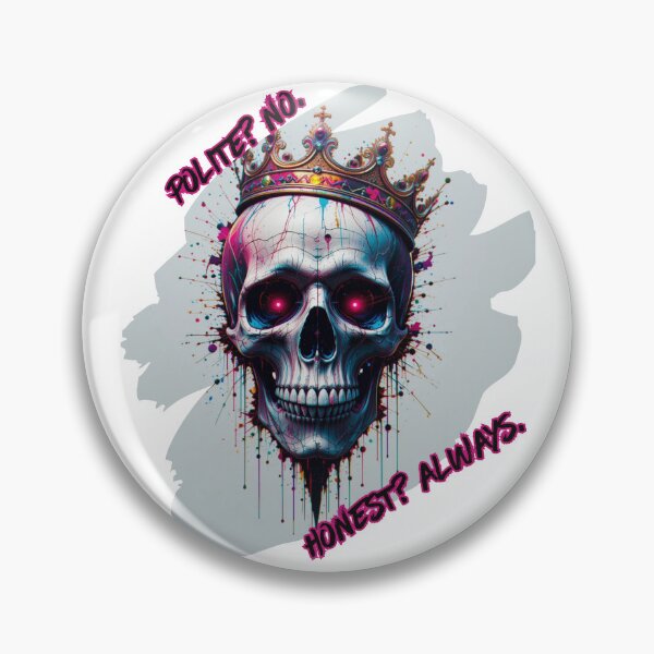 Item preview, Polite? No. Honest? Always. – Funny Sassy Graphic for Bold Personalities designed and sold by TheCleverSkull.