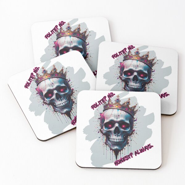 Item preview, Polite? No. Honest? Always. – Funny Sassy Graphic for Bold Personalities designed and sold by TheCleverSkull.