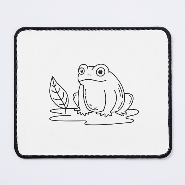 Item preview, A toad sitting beside a fallen leaf on wet ground designed and sold by rasagamastore.