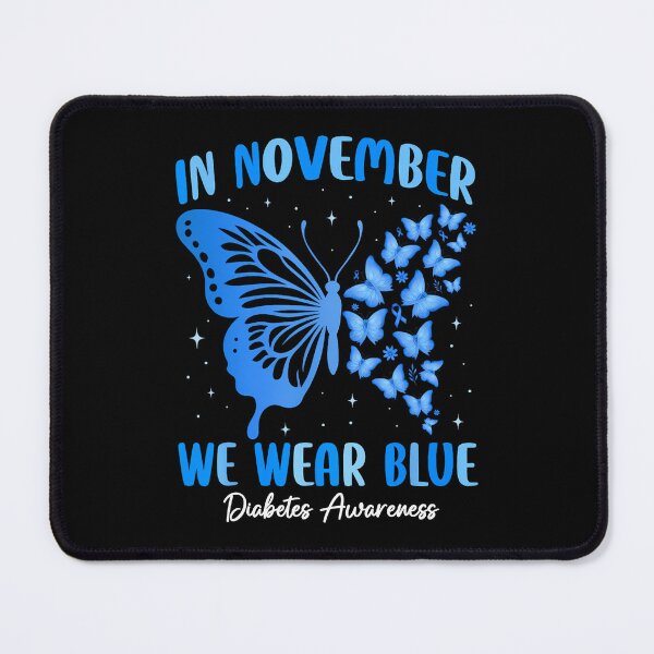 Item preview, November Vintage Quote Blue Month Style Support Bow designed and sold by Williammarger.