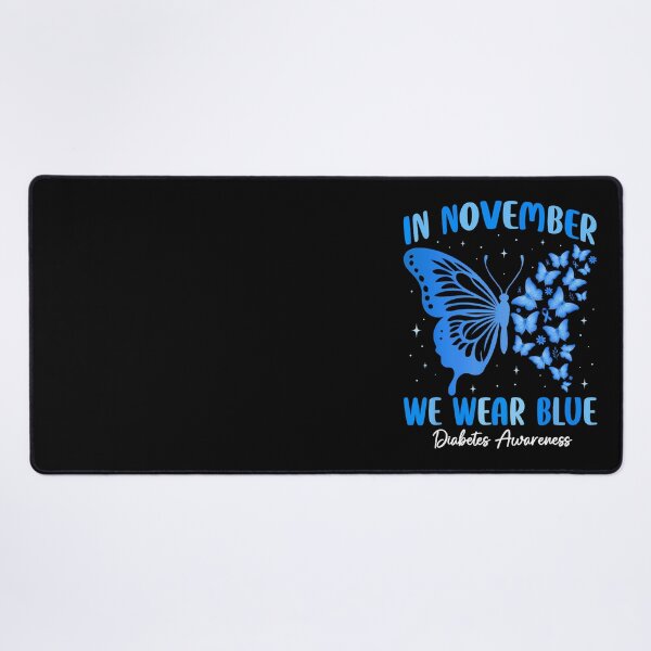 Item preview, November Vintage Quote Blue Month Style Support Bow designed and sold by Williammarger.