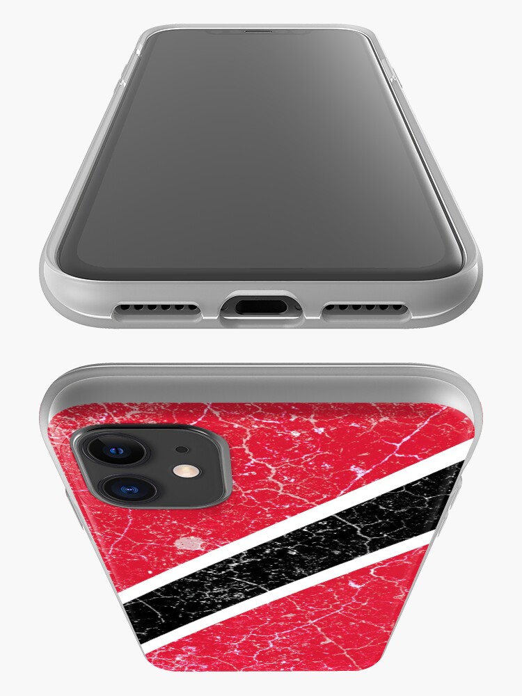 "Distressed Trinidad & Tobago Flag Phone Cases and Skins" iPhone Case