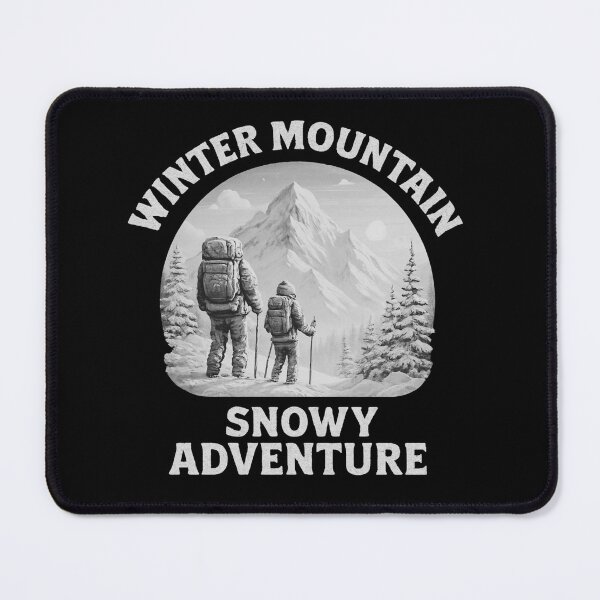 Item preview, A fabulously snowy adventure through the winter mountains designed and sold by e-camelleone.