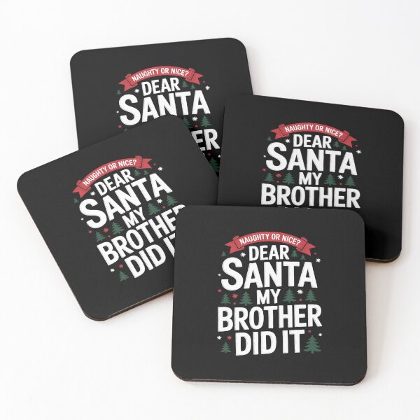 Item preview, Dear santa my brother did it15 designed and sold by MicanCuteStore.