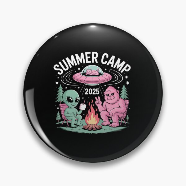 Item preview, Cute Summer Camp 2025 Alien Bigfoot Campsite Crew Camping designed and sold by JonBarnes22.