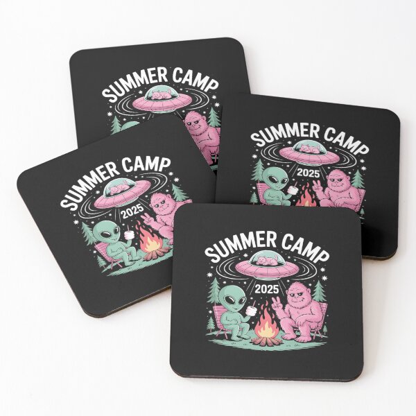 Item preview, Cute Summer Camp 2025 Alien Bigfoot Campsite Crew Camping designed and sold by JonBarnes22.