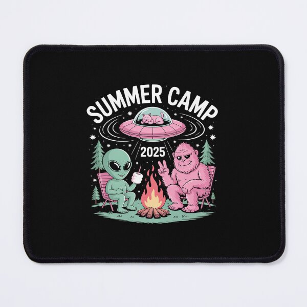Item preview, Cute Summer Camp 2025 Alien Bigfoot Campsite Crew Camping designed and sold by JonBarnes22.
