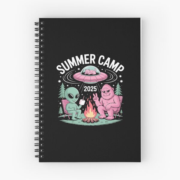 Item preview, Cute Summer Camp 2025 Alien Bigfoot Campsite Crew Camping designed and sold by JonBarnes22.
