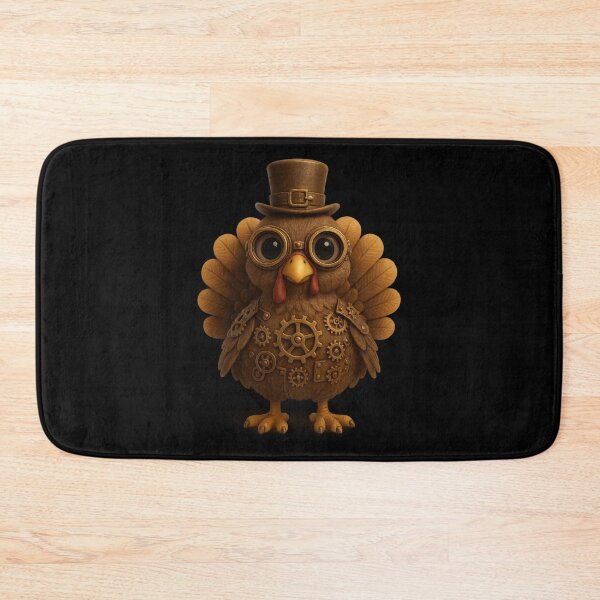 Item preview, Cute Steampunk Turkey | Kawaii Thanksgiving Character Art designed and sold by Moons Studio.