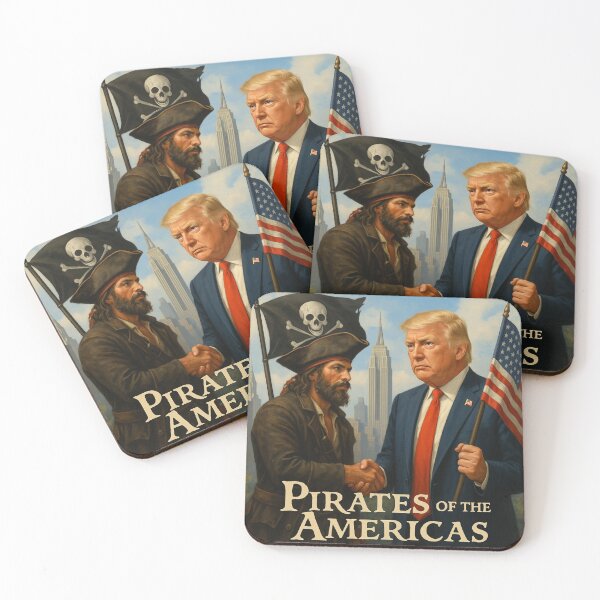 Item preview, PIRATES OF THE AMERICAS POLITICAL designed and sold by Thomas Hill Art.