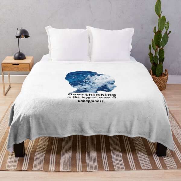 Item preview, Overthinking Is The Biggest Cause Of Unhappiness  designed and sold by Inspiration Cabin.
