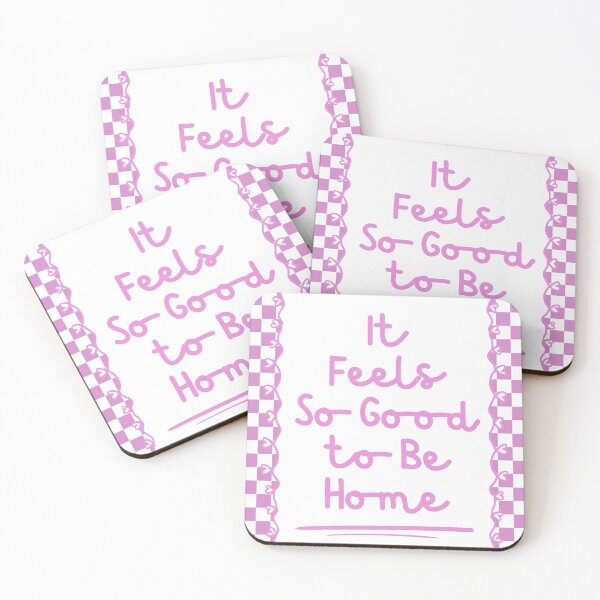 Item preview, It Feels So Good to Be Home in Pink designed and sold by Dondonmart.