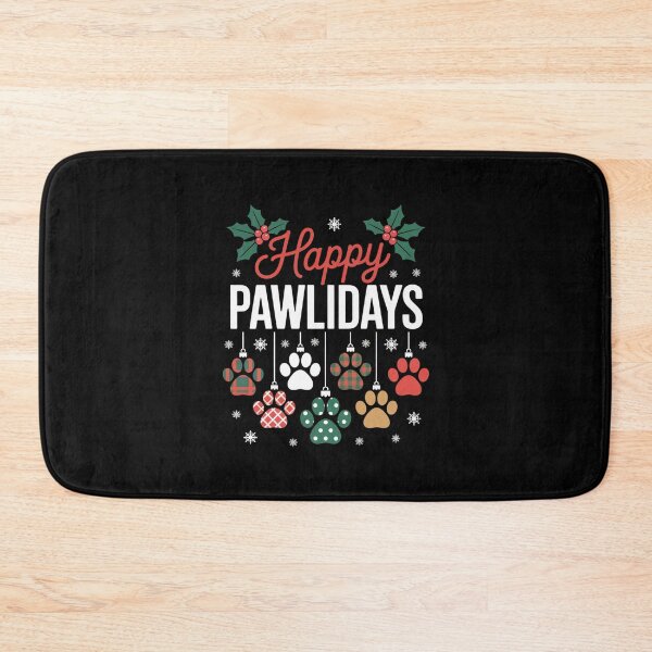 Item preview, Happy Pawlidays Funny Christmas Dog Paw Xmas Dogs Lover Gift designed and sold by Gogetgiggles.